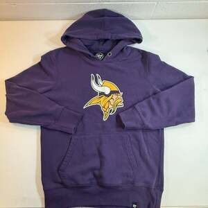 ’47 Minnesota Vikings Hoodie Women’s/Youth Medium Purple NFL Logo Pullover